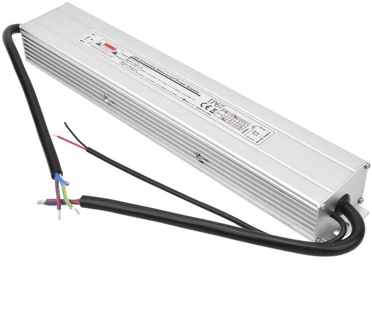 Dailygoody - Dimbare voeding - Waterdicht - Constante spanning - LED transformator - Geschikt voor LED strips - 24V - 300W - 12.5A - AC170-260V