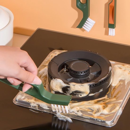 Reinigingsborstel voor Voegen en Kloven - Badkamer Tegels en Keuken voegenborstel badkamer van Merkloos	 — afbeelding 2
