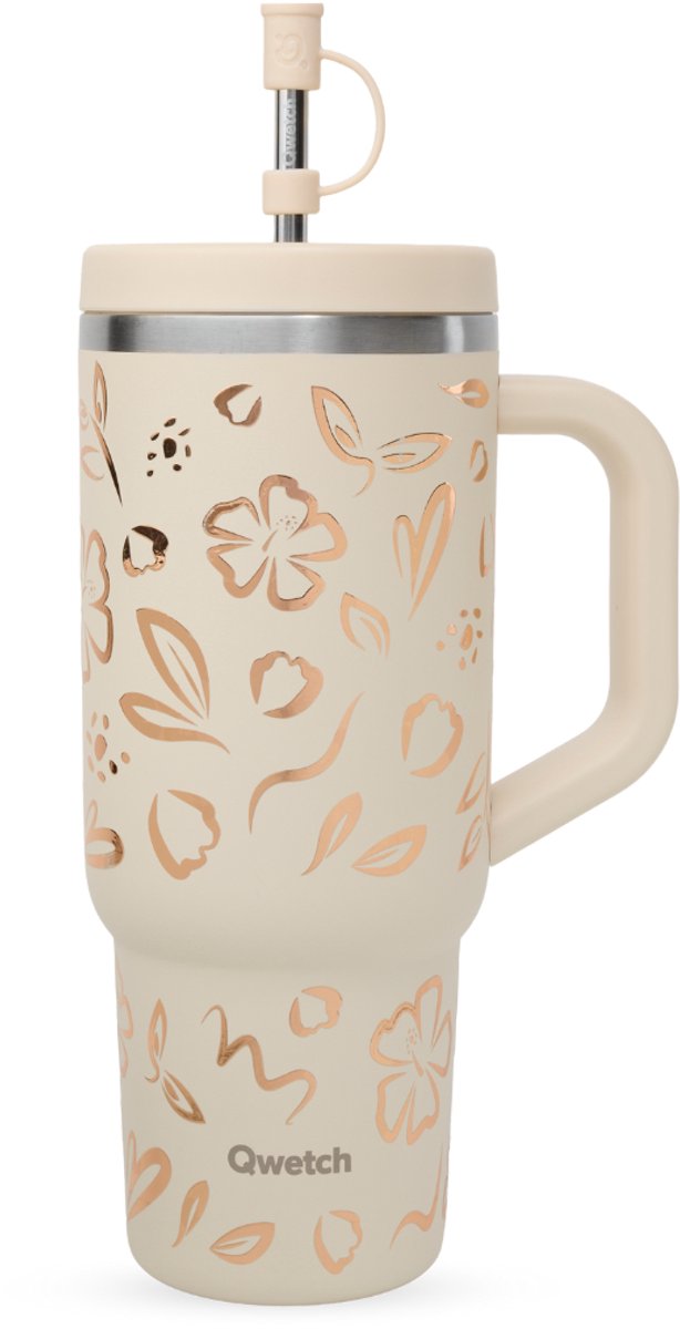 Qwetch - Isothermische Travel Cup - Moani Matt Zand- 900ml