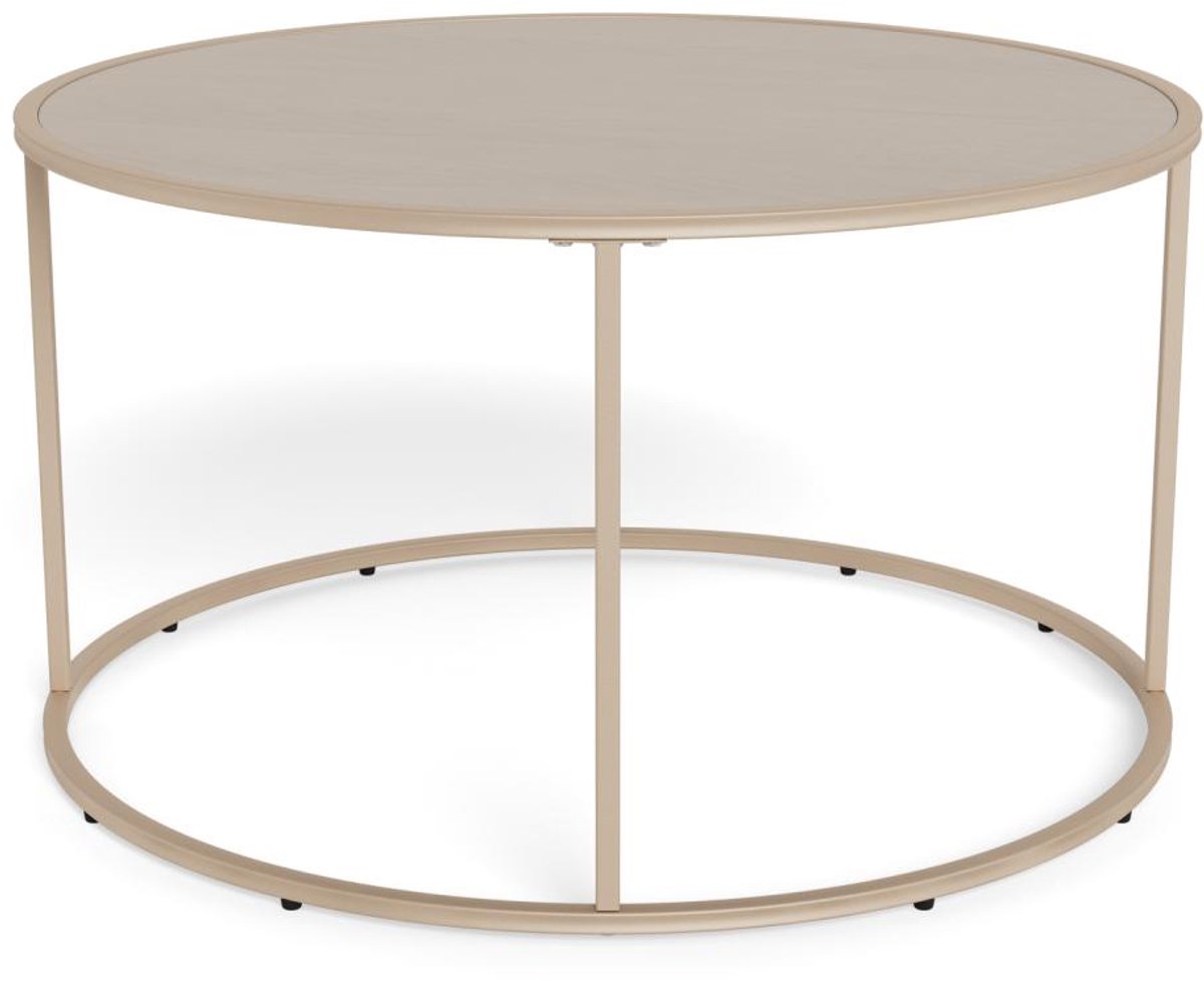 Giga Living Salontafel Vayen Grijs Ø80cm - Giga Living