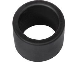 Rimba - Siliconen Scrotumring - Ballstretcher - Hoogte 40 mm - Zwart
