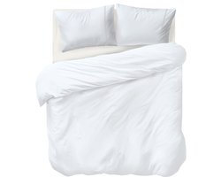 Auping Beige lines satin Dekbedovertrek - Tweepersoons 260 x 220 cm - Katoensatijn - Beige