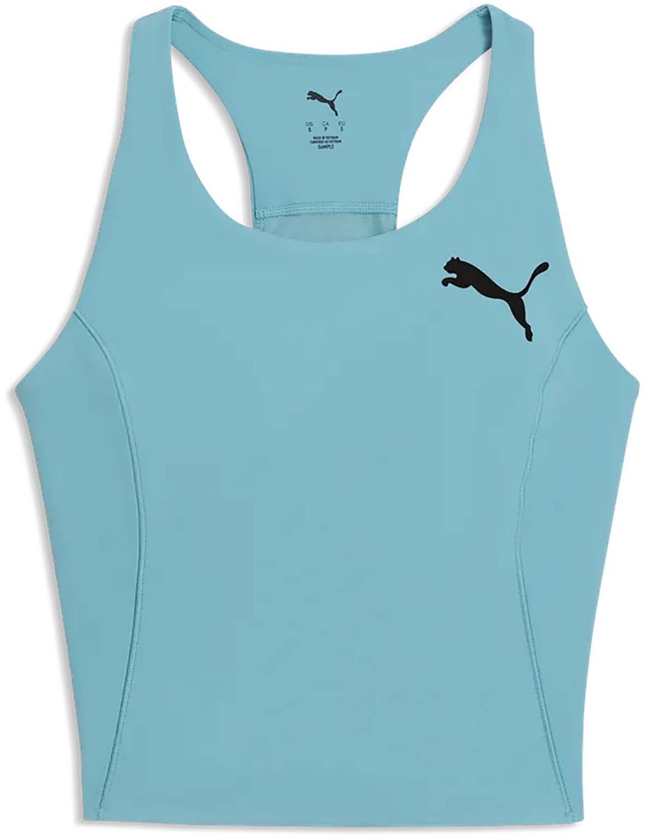 Top Puma W Lightspeed Crop Top Sportswear Vrouwen Blauw