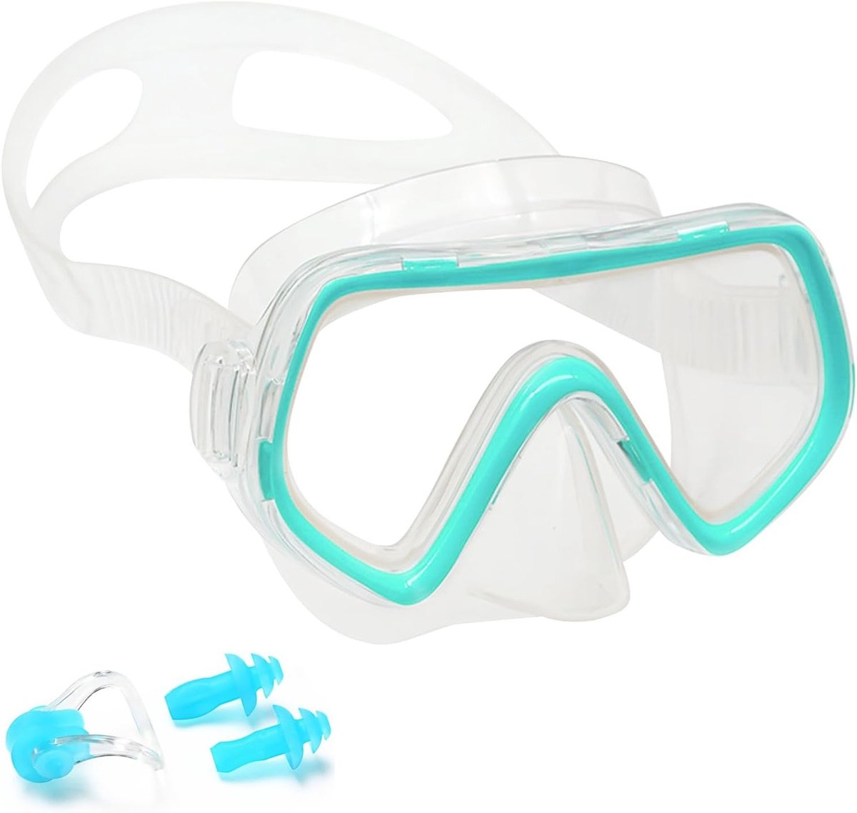 Duikmasker voor Kinderen, Anti-Fog en Lekvrij, Ideaal voor Snorkelen en Zwemmen, 180° Zicht, Geschikt voor Jongens en Meisjes