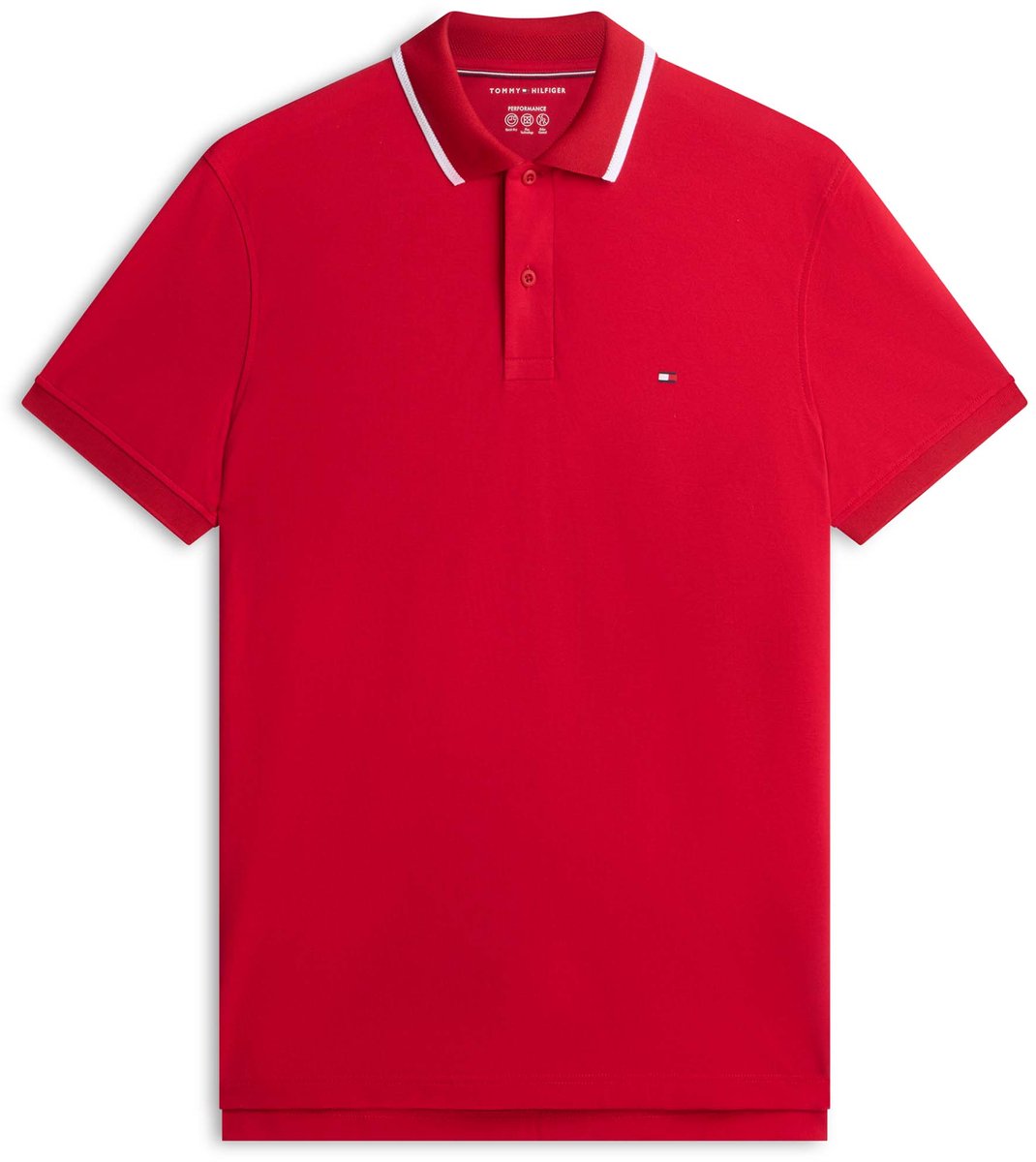 Tommy Hilfiger Polo Performance Tipped R - Fashion Wear - Volwassen
