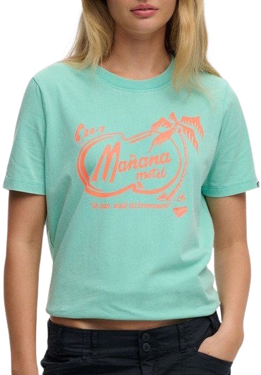 Superdry Roadside Trade Relaxed Shirt Dames Oranje