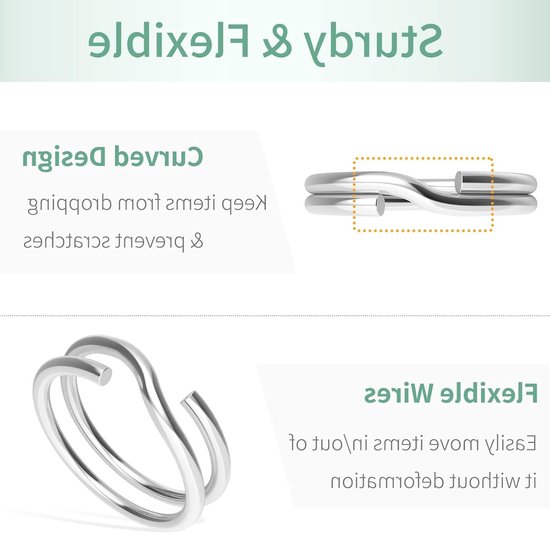 100 Stuks 20mm Kleine Splitringen met Dubbele Lussen voor Sieraden, Kettingen, Armbanden en DIY Projecten — afbeelding 4