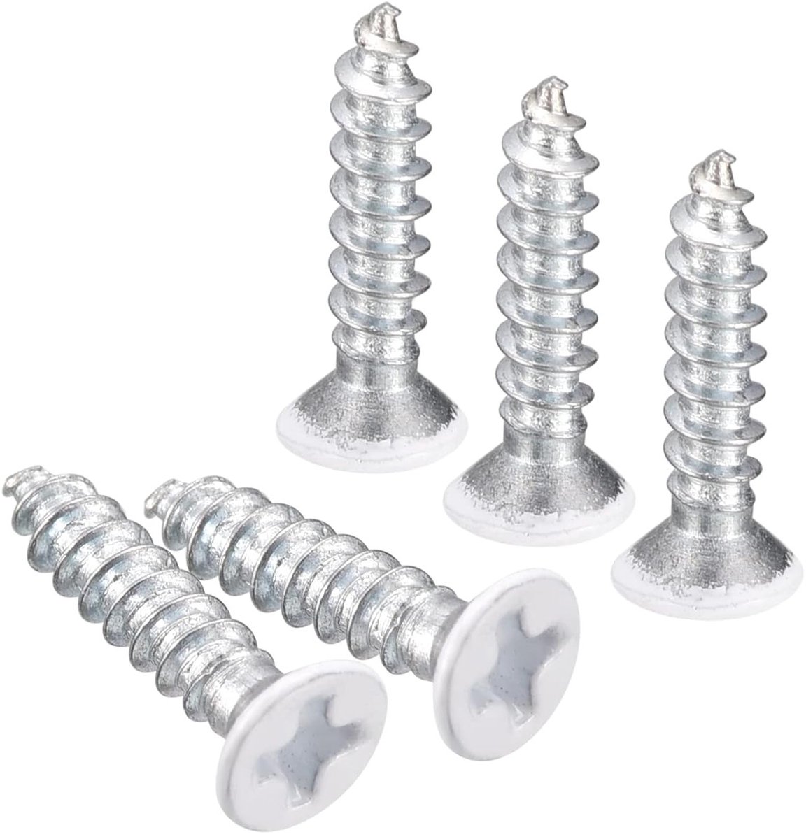 Zelftappende Schroeven 15mm - 25 Stuks Platte Kop Phillips Schroeven voor Houtbewerking, Meubels en Klussen