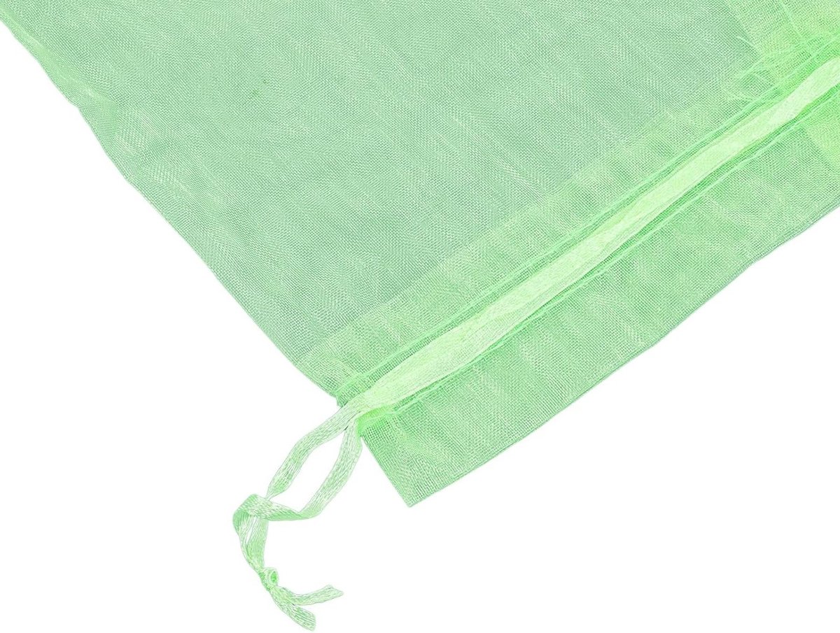 NTHProducts - Fruitbeschermingsnet - Herbruikbare fruitzak - Ademend en transparant - 100 stuks - Ideaal voor tuinen - Beschermt tegen vogels