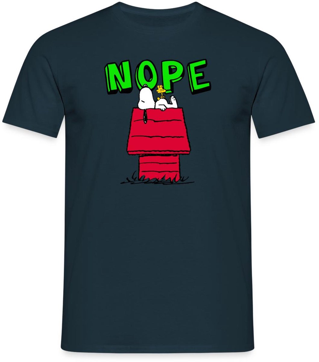 Peanuts Snoopy Nope T-Shirt Heren