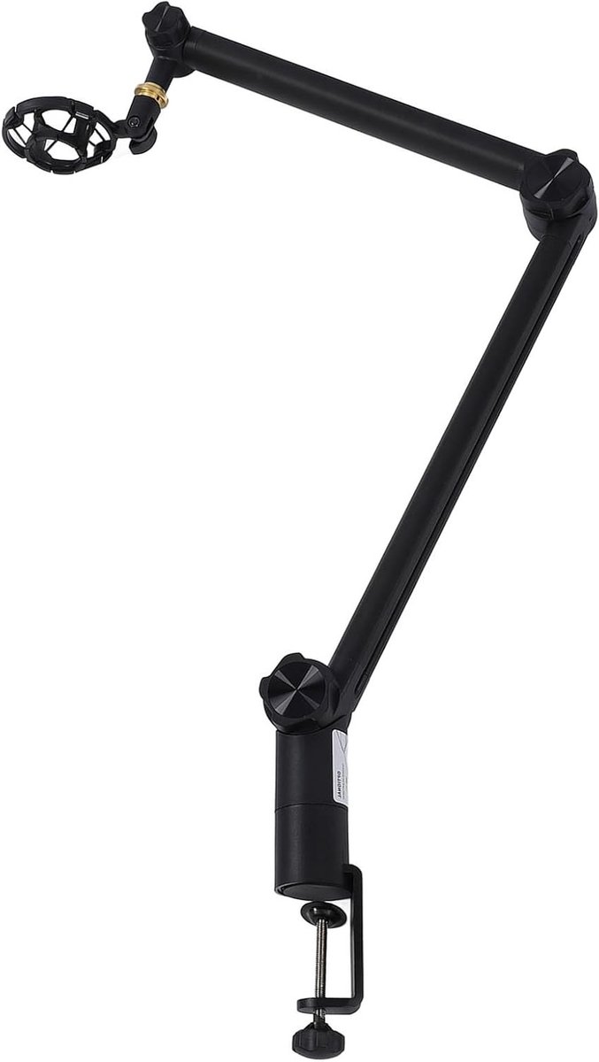 Verstelbare Microfoonstandaard met Schroefadapter voor Podcasting en Streaming, Geschikt voor Diverse Microfoons
