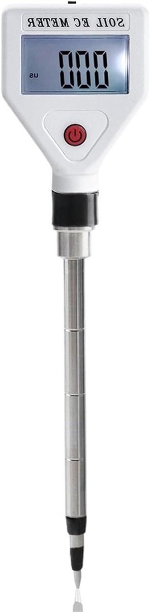 Bodemmeter - EC Meter - Bodemkwaliteit Meten - Hoge Precisie Sonde - 0-1999us/cm - One Color