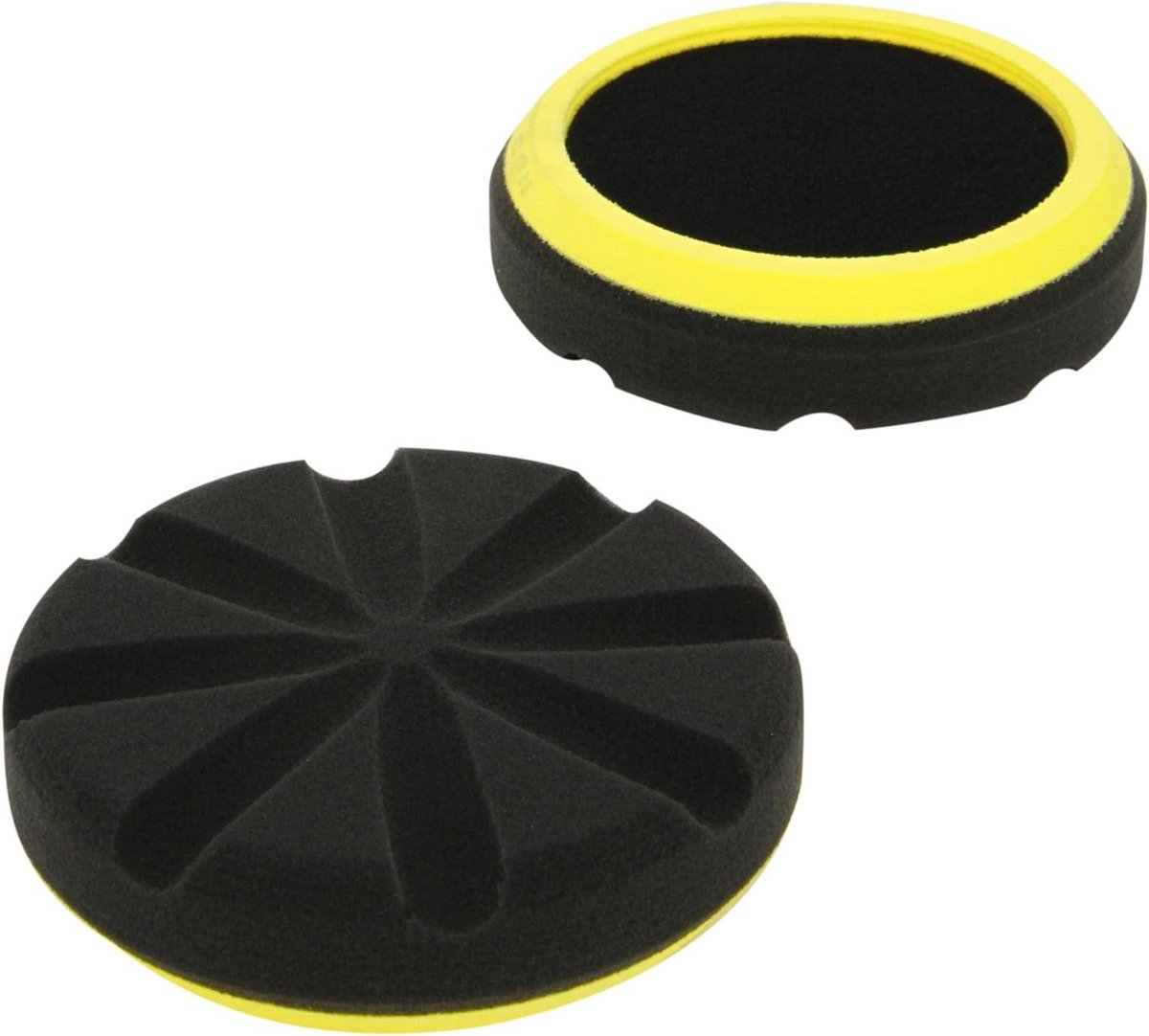 Polijst Spons - Schuim Pad - Krassen Verwijderen - Efficiënt Product Gebruik - 2 stuks 150mm - Zwart