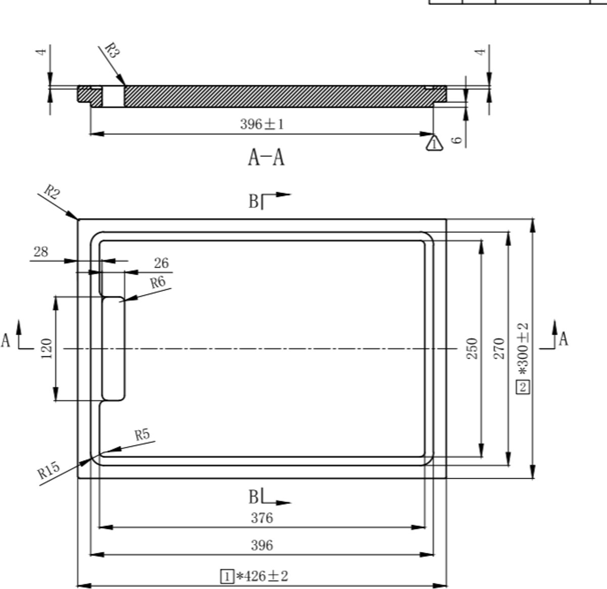 Pure.Sink Exclusivo houten snijplank Bamboe 42x30cm voor in een spoelbak PEXCB40-24
