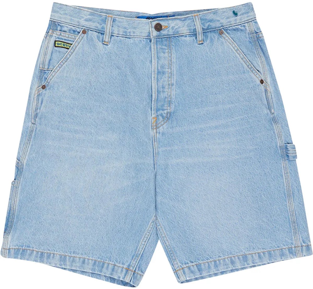 Dc Shoes Edyds03037 Carpenter Baggy Fit Korte Jeans 31 Man Indigo Light