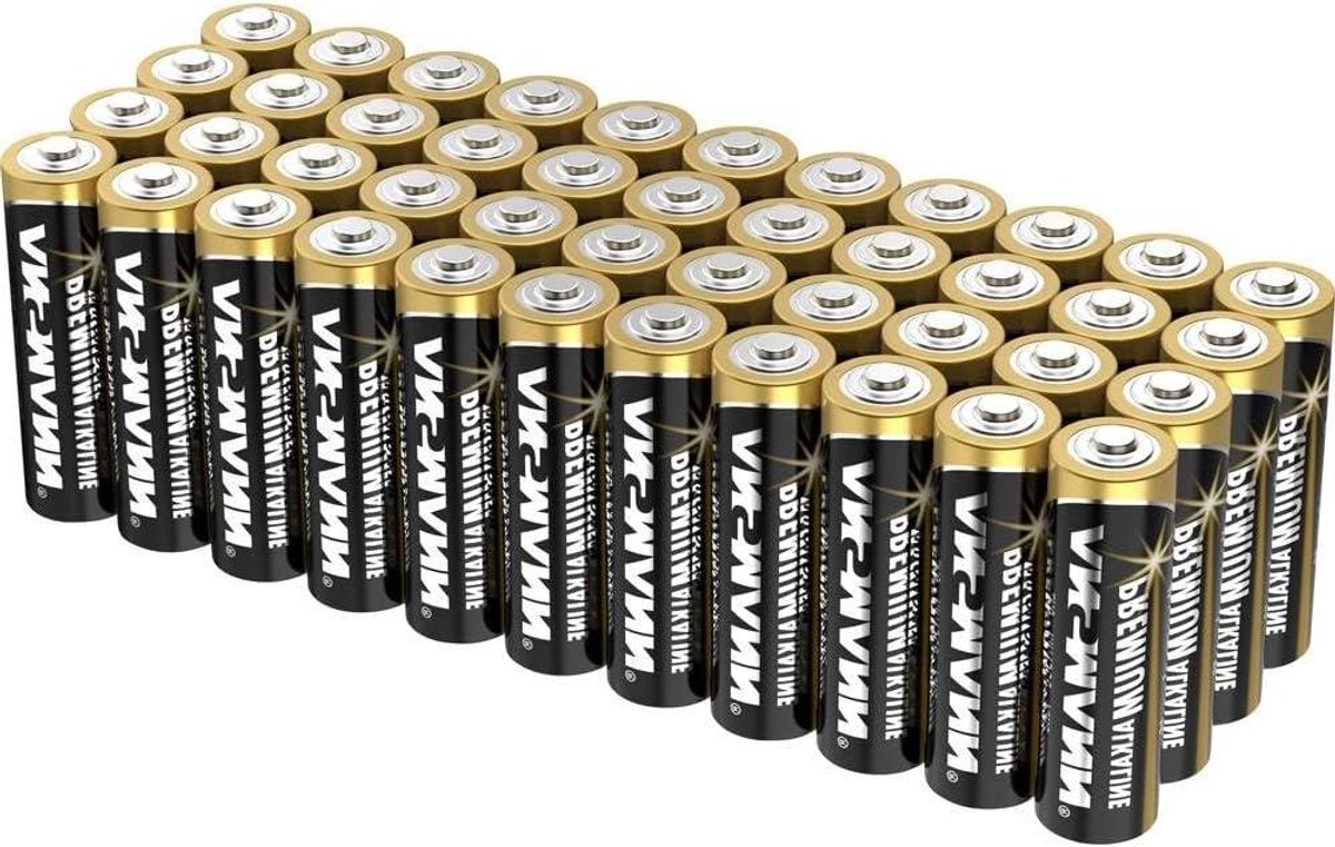 Wegwerp Batterijen - AA Batterijen - Apparaten Voeden - Extreme Temperaturen - 44 Stuks - Niet Van Toepassing
