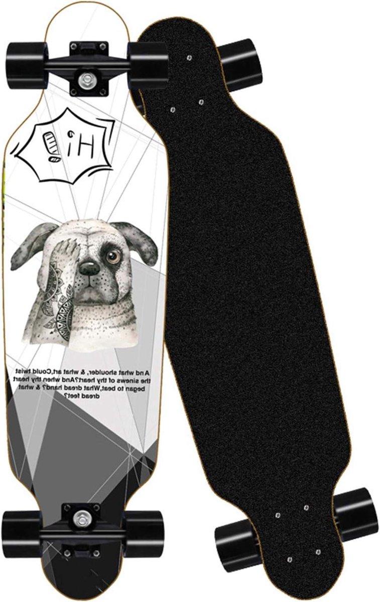 Compleet Skateboard Cruiser Board Straat Rijden 8-Laags Esdoorn 32 Inch