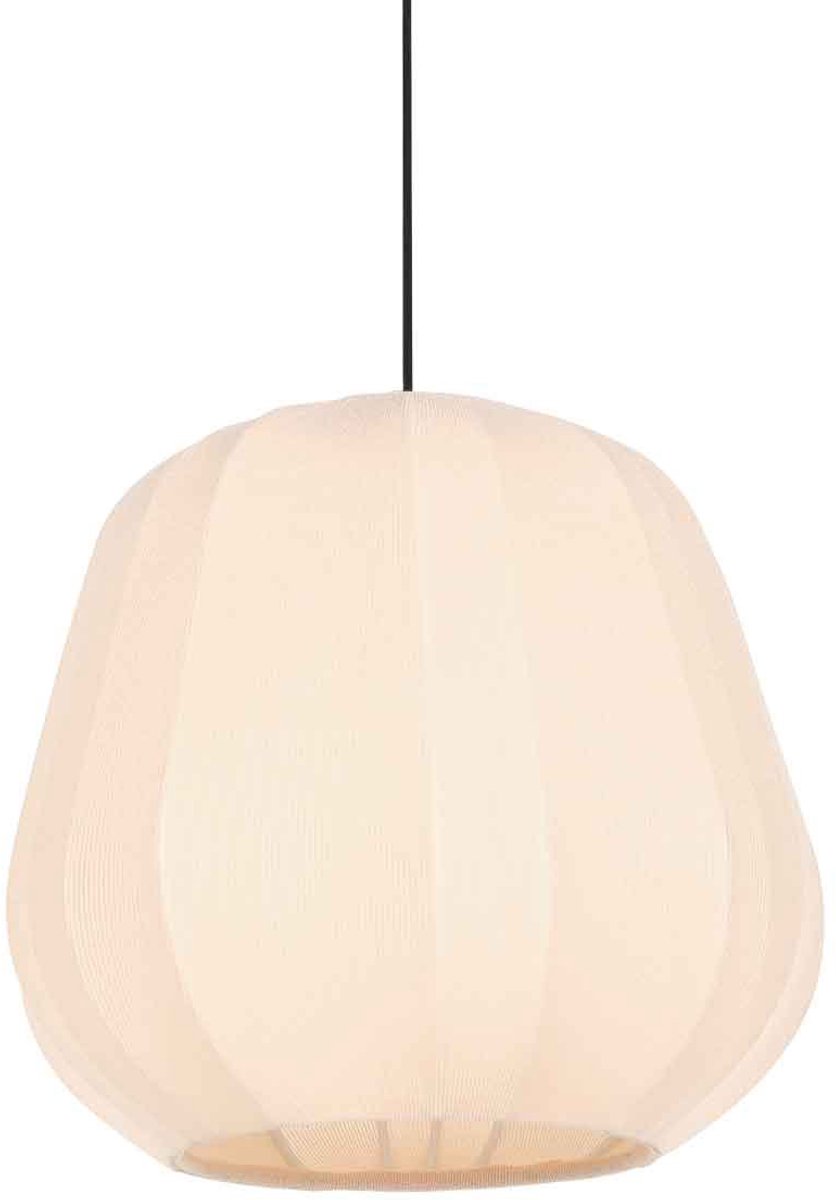 Anne Lighting - hanglamp - Sable - beige crème - stof - Ø 28cm - E27 - 4123CR