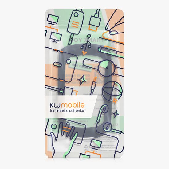 kwmobile hoes geschikt voor Garmin Edge Explore 2 - Siliconen beschermhoes voor fietsnavigatie - donkerblauw van kwmobile — afbeelding 2