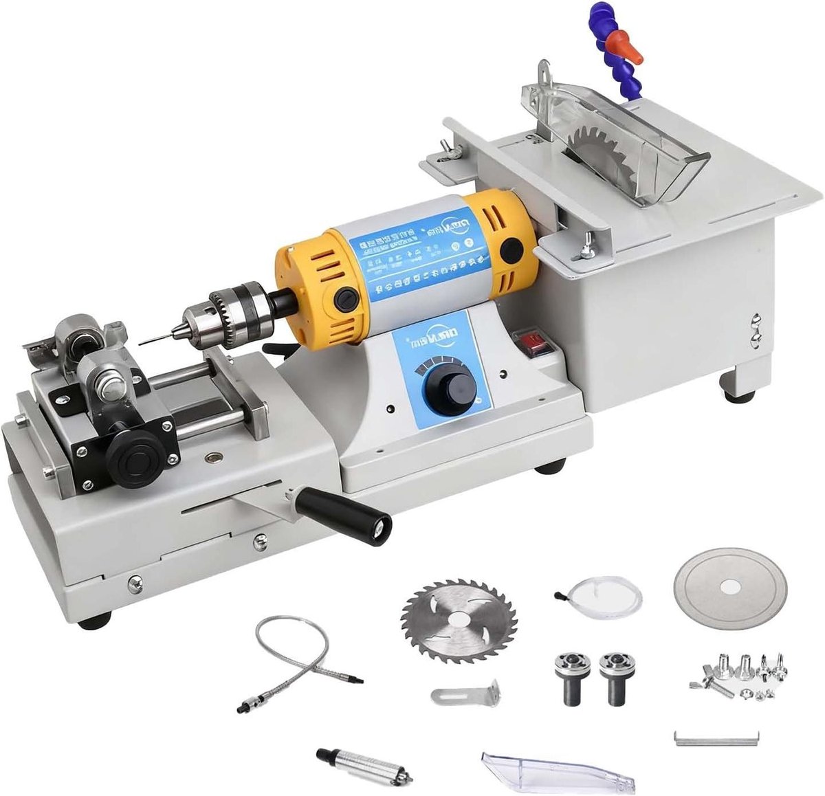 Mini Tafelzaag - Edelsteen Polijstmachine - Sieraden Maken - Variabele Snelheid - 750W Motor - One Color