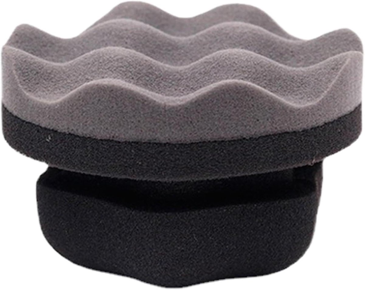 Banden Shine Spons - Applicator Pads - Autolak Polijsten - Hoge Dichtheid Materiaal - 107x60mm - Zwart