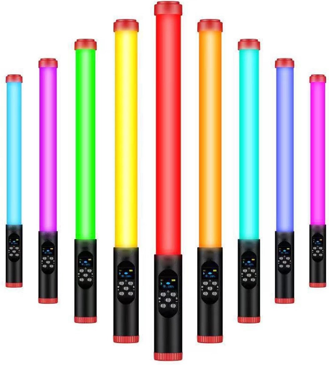 Handheld RGB Licht Tube - LED Lamp Staaf - Fotografie en Streaming - Waterdicht Ontwerp