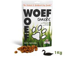 Woef Woef Hondensnack Eend Trainers L 1 kg