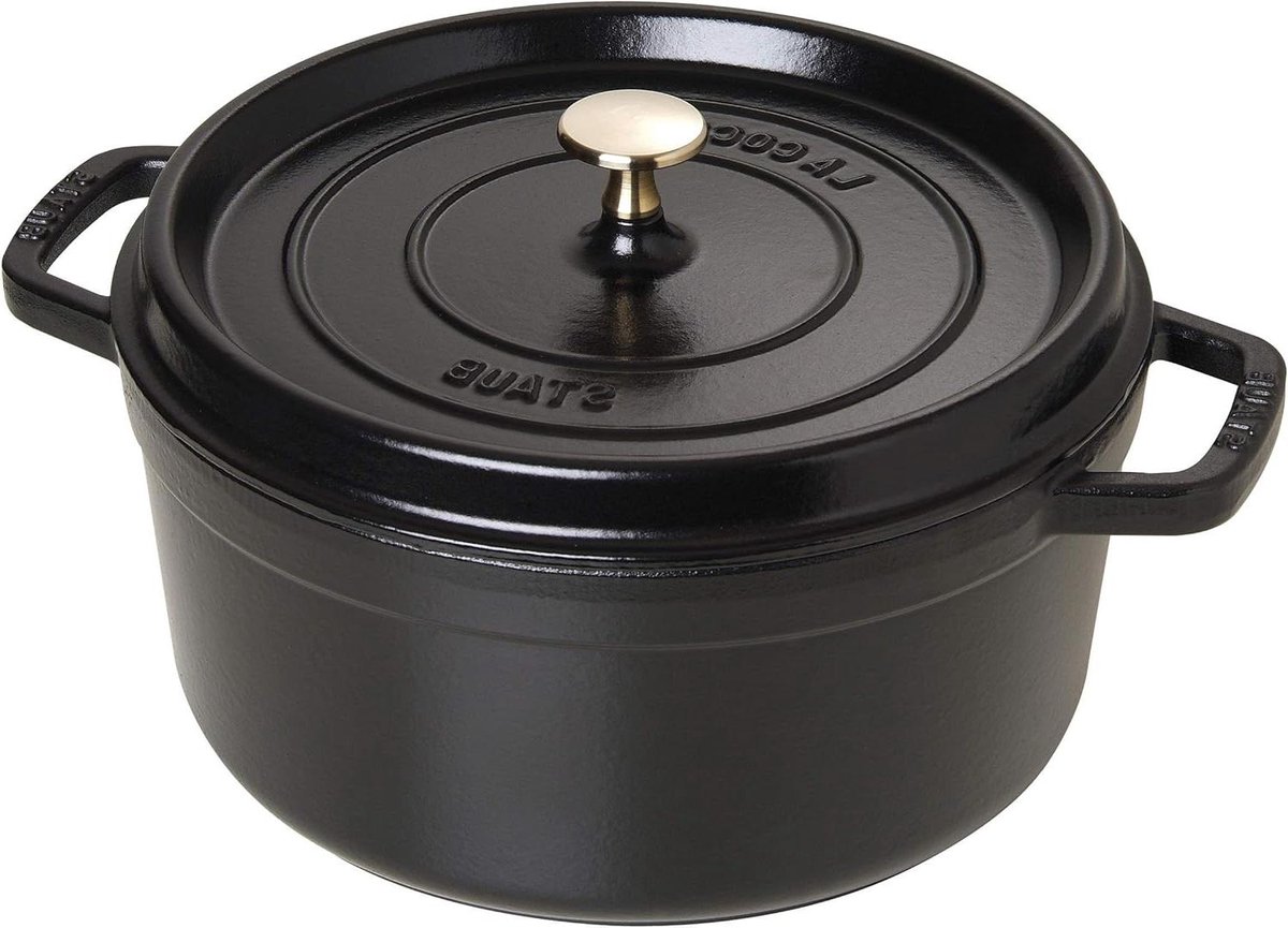 Staub Cast Iron Frying Pan, Cocotte