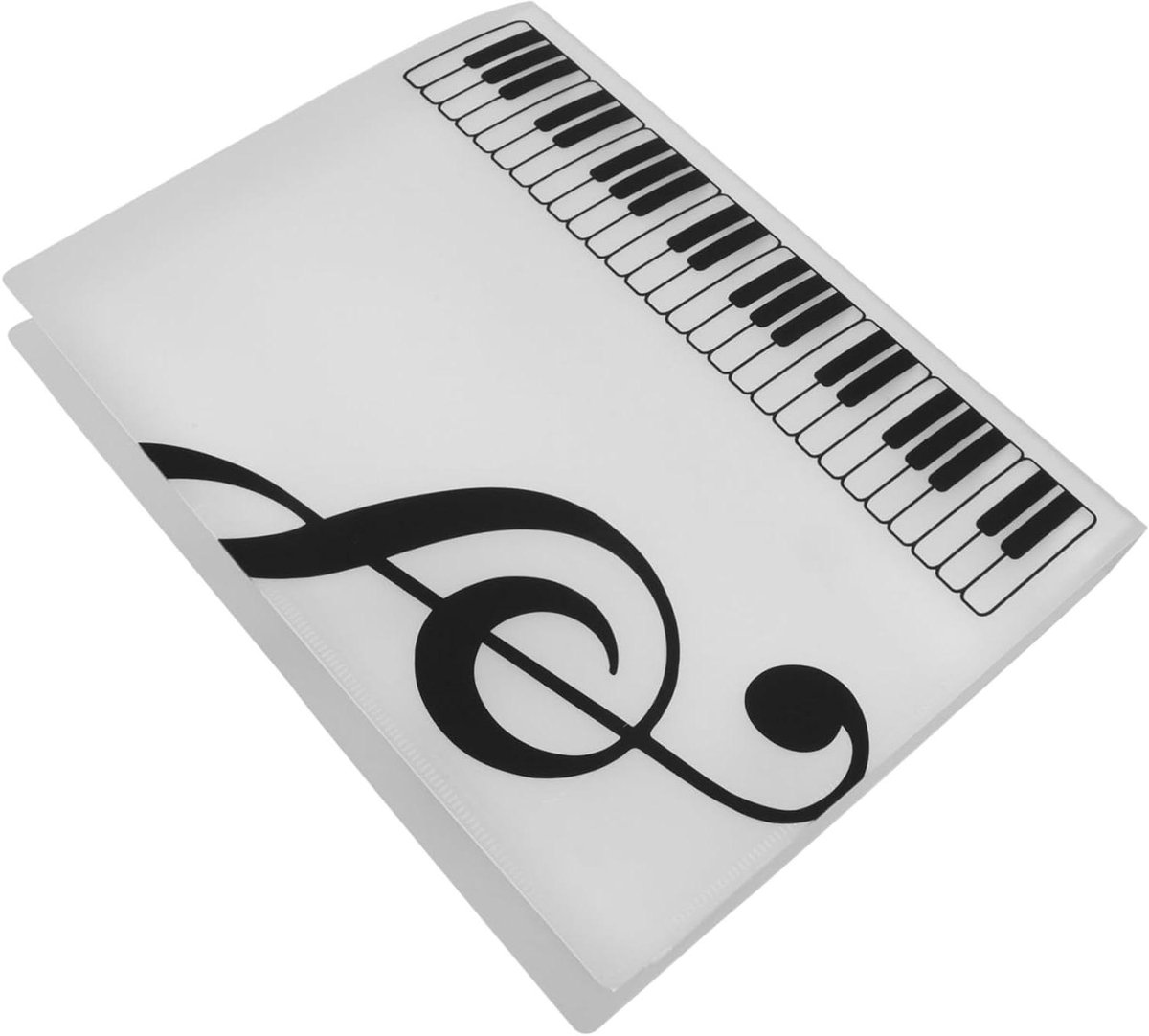 Muziekmap Bladmuziek - Score Map - Muziek Organiseren - Mat Oppervlak - 32 x 245 cm - Wit