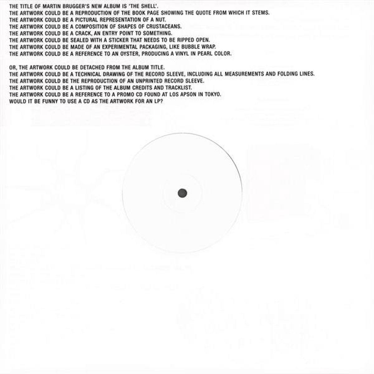 Martin Brugger - The Shell (LP)