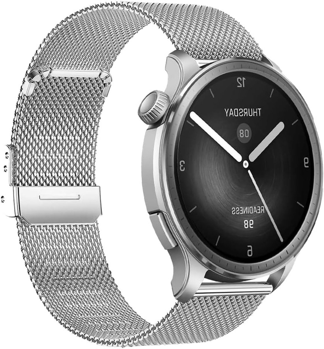 Verstelbare 22mm Horlogeband voor Smartwatches, Geschikt voor Sport, Comfortabel en Duurzaam