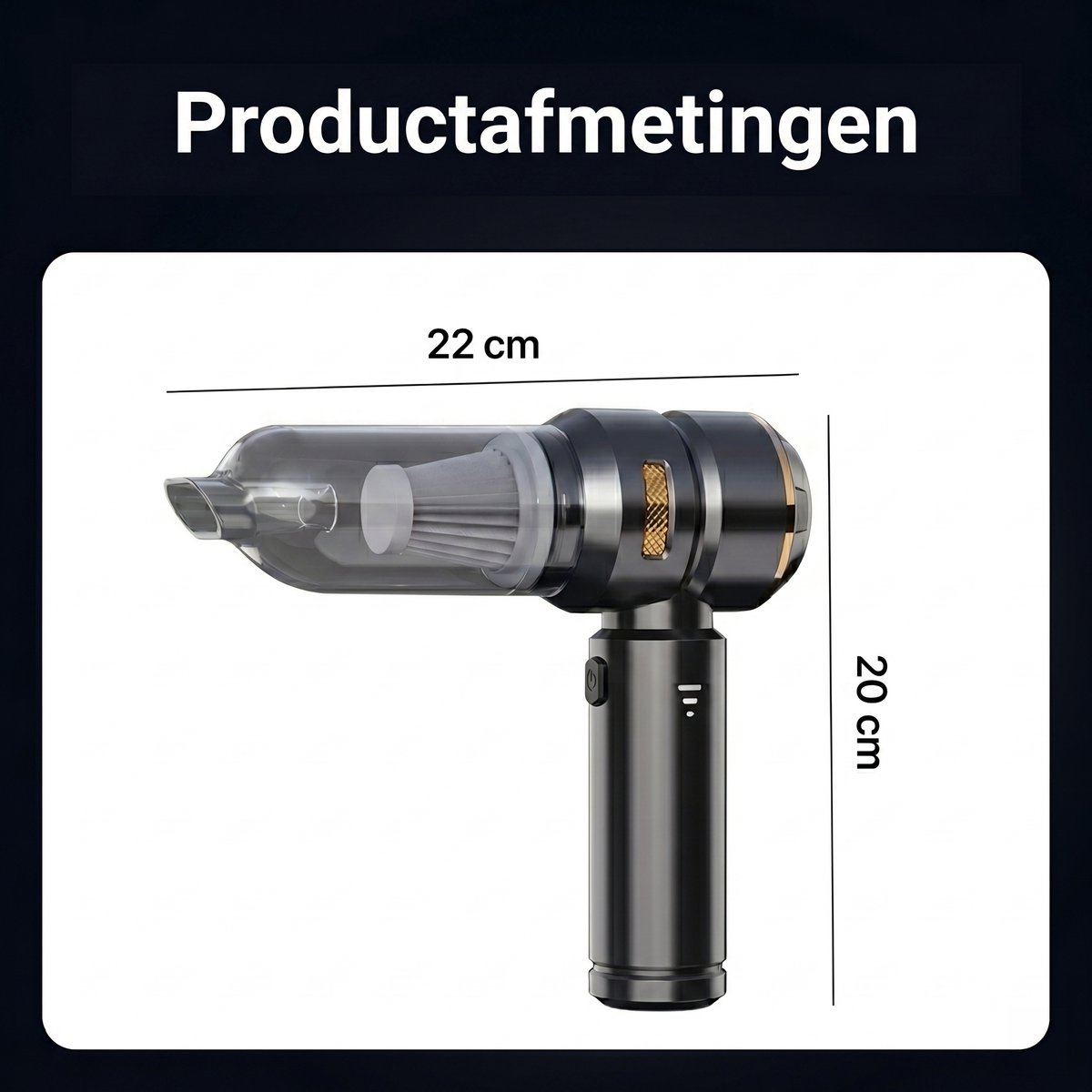 OPTIMERA OPTIMERA 2-in-1 Auto Stofzuiger - afbeelding 4