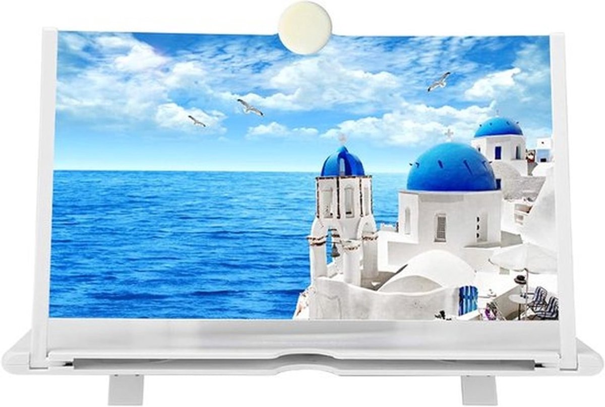 Opvouwbare 12 Inch Schermvergroter voor Mobiele Telefoon - HD 3D Films en Games weergave