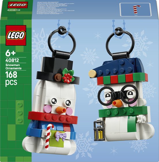 LEGO sneeuwpopornamenten 40812