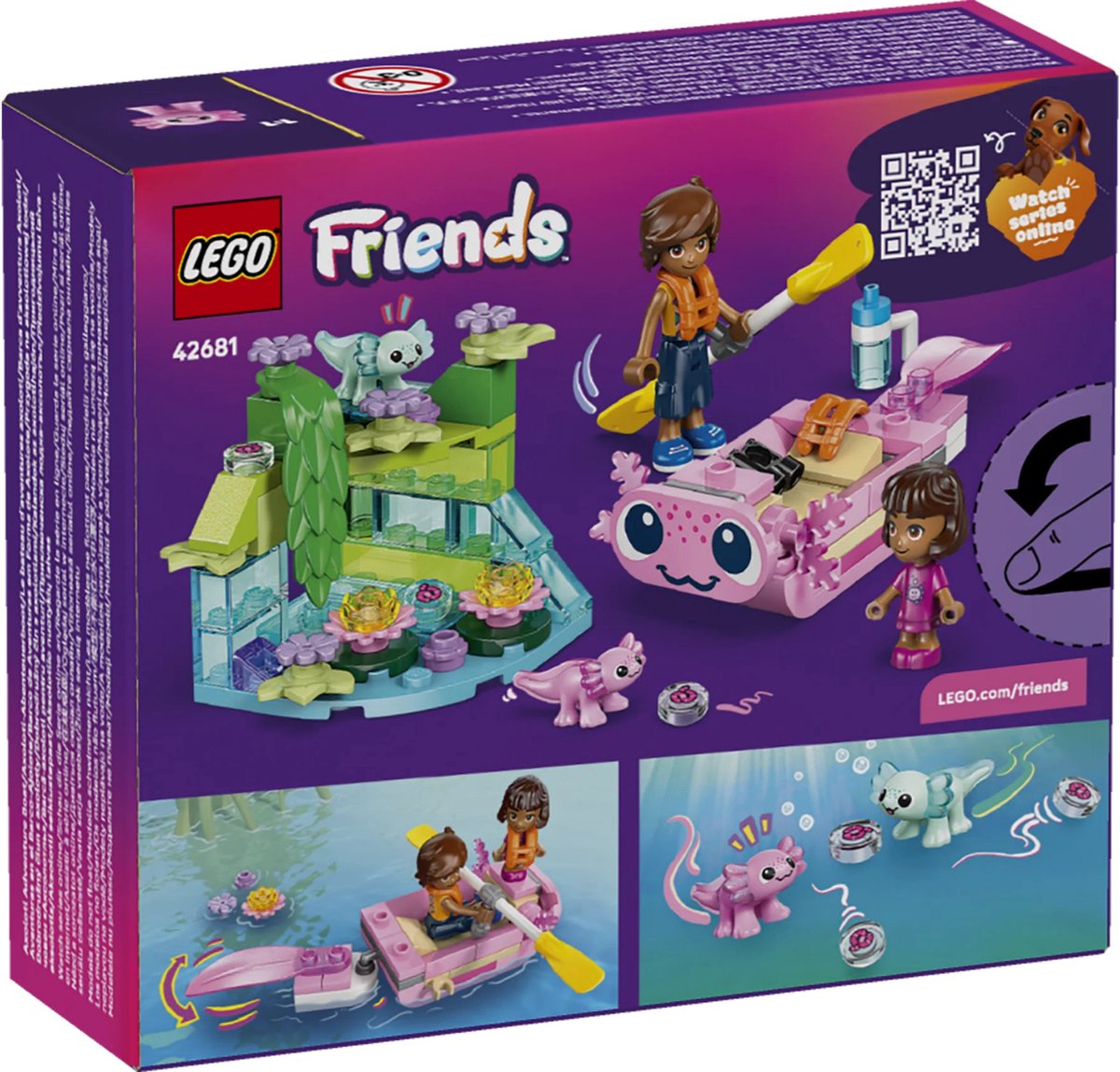 LEGO Friends Axolotl avontuur boot bouwset - speelgoed - 42681 — afbeelding 12