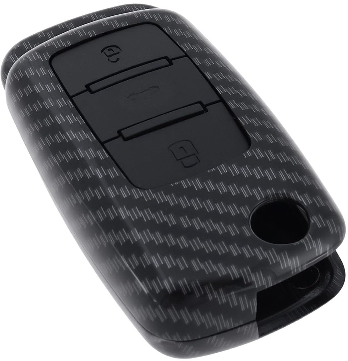 Dailygoods - Carbon Fibre Sleutelcover Set voor Auto