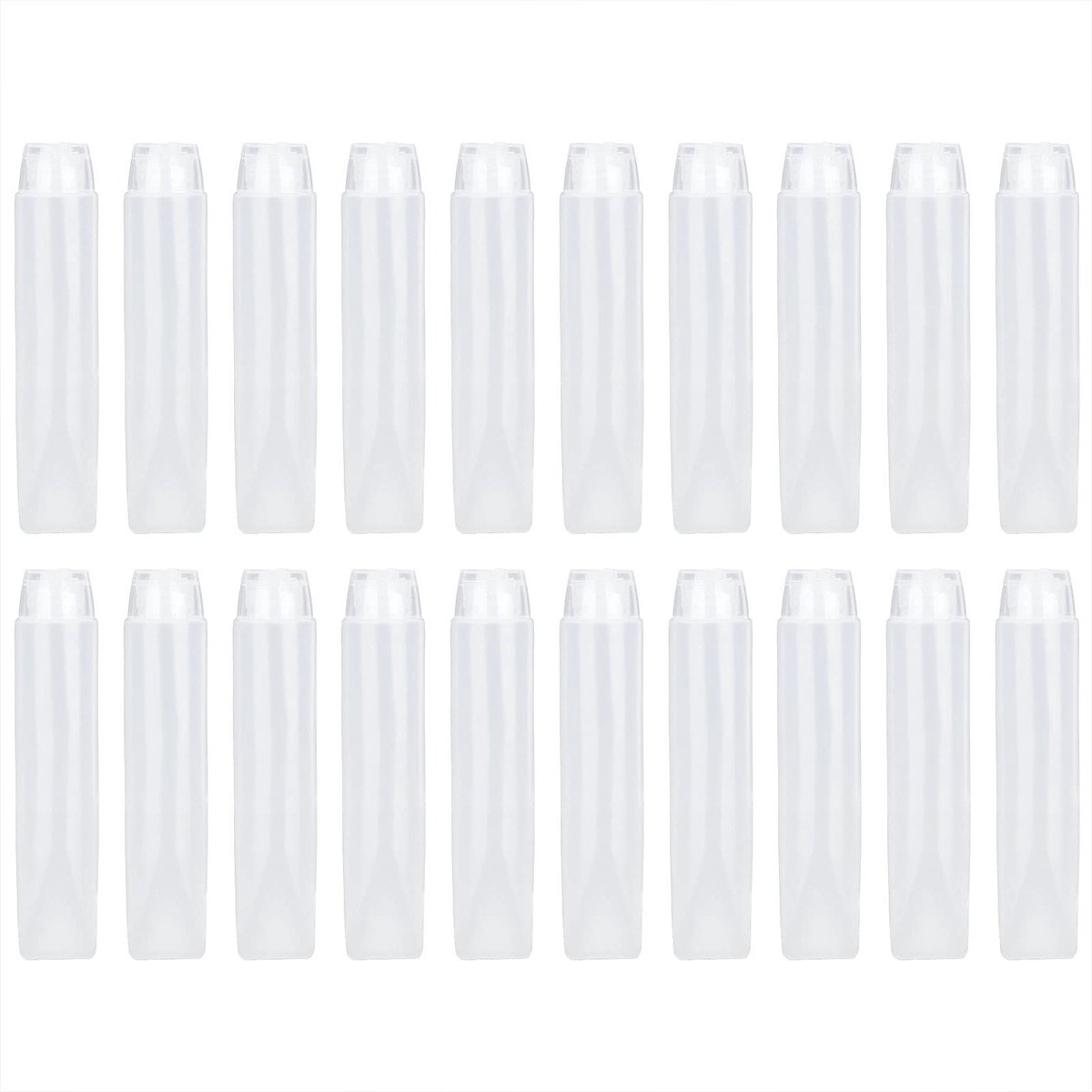 Dailygoods - Dailygoody - Herbruikbare Squeeze Tubes 50ml - 20 Stuks voor Cosmetica en Reizen