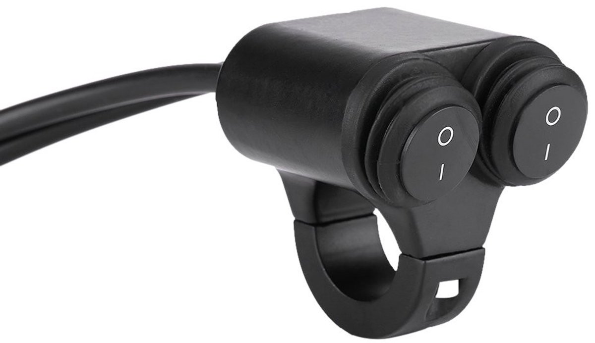 Dailygoods - Dailygoody - 22mm Universele Motor Handlebar Switch voor Hoofdlicht, Rem en Toeter