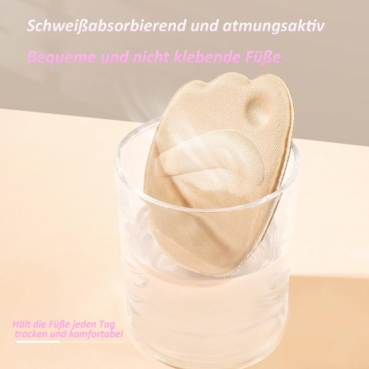 Dailygoods - Dailygoody - Cushion Grip - Balkussens voor hoge hakken - Demping en comfort - Gelinzetstukken voor schoenen - Ondersteuning voor de voorvoet - Geschi