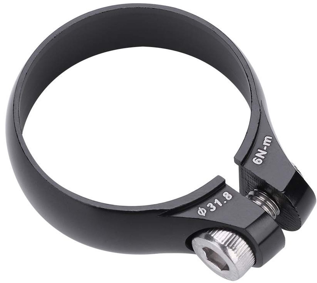 Dailygoods - Dailygoody - Seat Post 27.2 Collar - Snelontgrendelingsklem - Eenvoudige installatie - Zwart - Lichtgewicht - Duurzaam aluminium - Geschikt voor mount