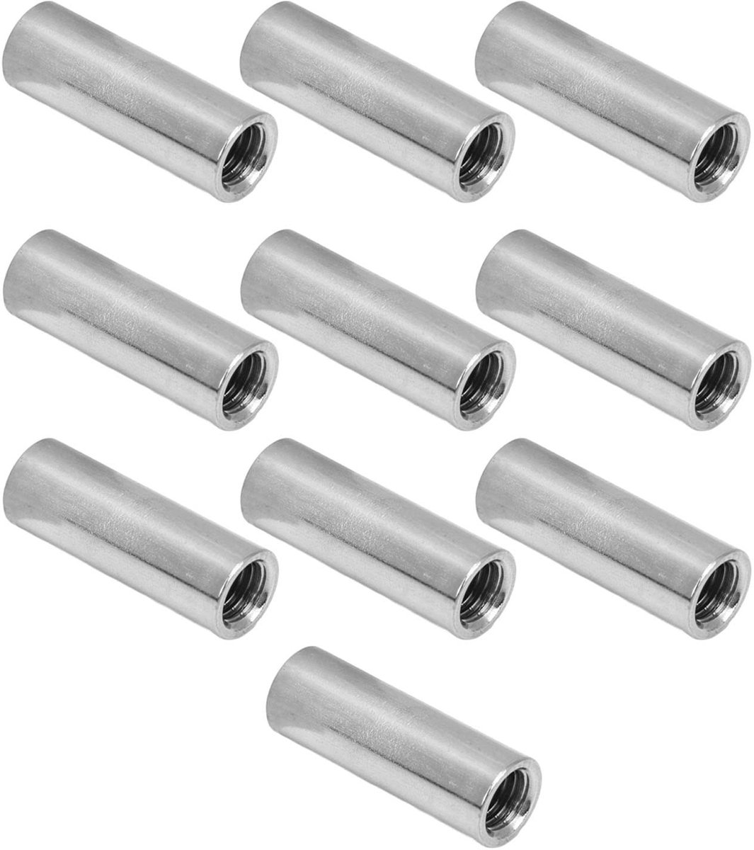 Dailygoods - Set van 20 Roestvrijstalen Koppelingsmoeren M5