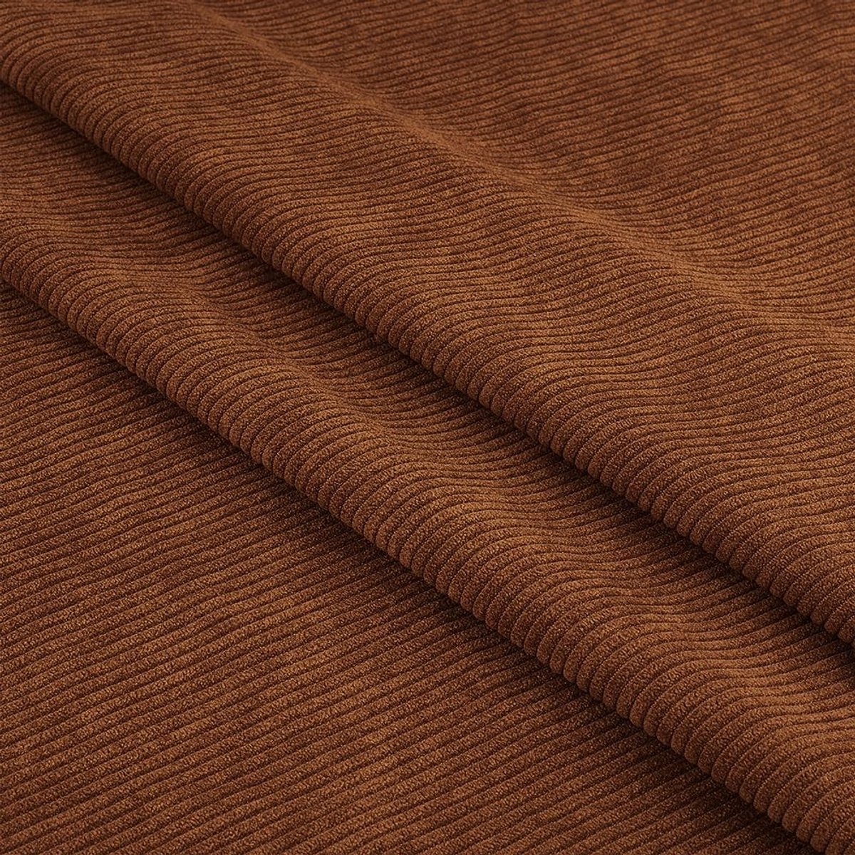 Dailygoods - Zadel Bruine Corduroy Stof voor Creatieve Projecten