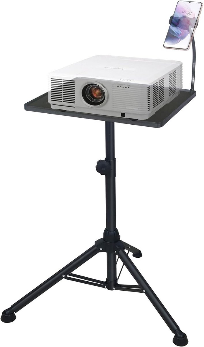 Projector Statief – Beamer Statief Met Laptop Verdieping – Verstelbaar Standaard - Stabiel