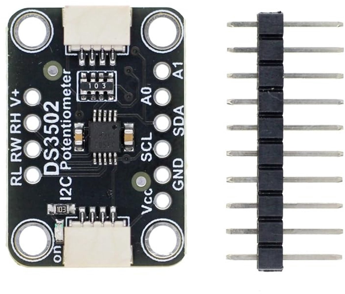 Dailygoods - I2C Digitale Potentiometer Module voor Microcontroller, DC 3.3V-5V