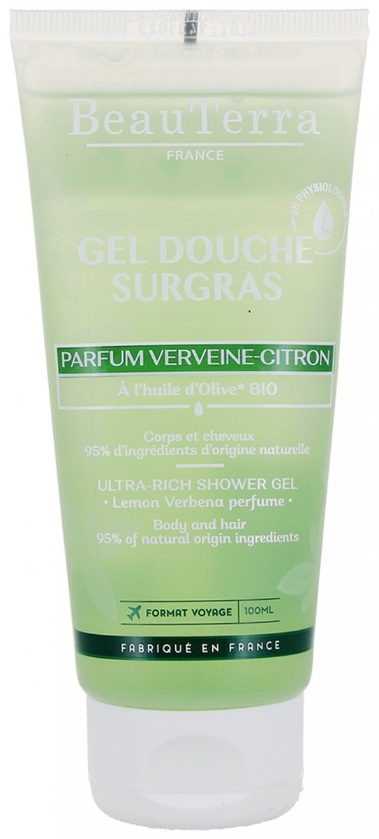 BeauTerra Citroen Verbena Douchegel 100 ml