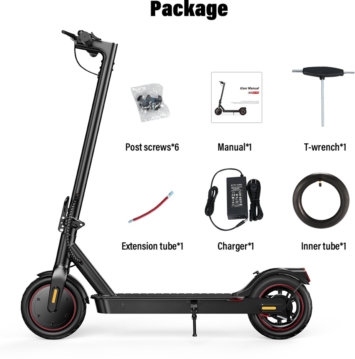 Elektrische Step Volwassenen & Tieners - 25km Bereik - 350W - 8.5 Inch - Opvouwbaar – foto 4