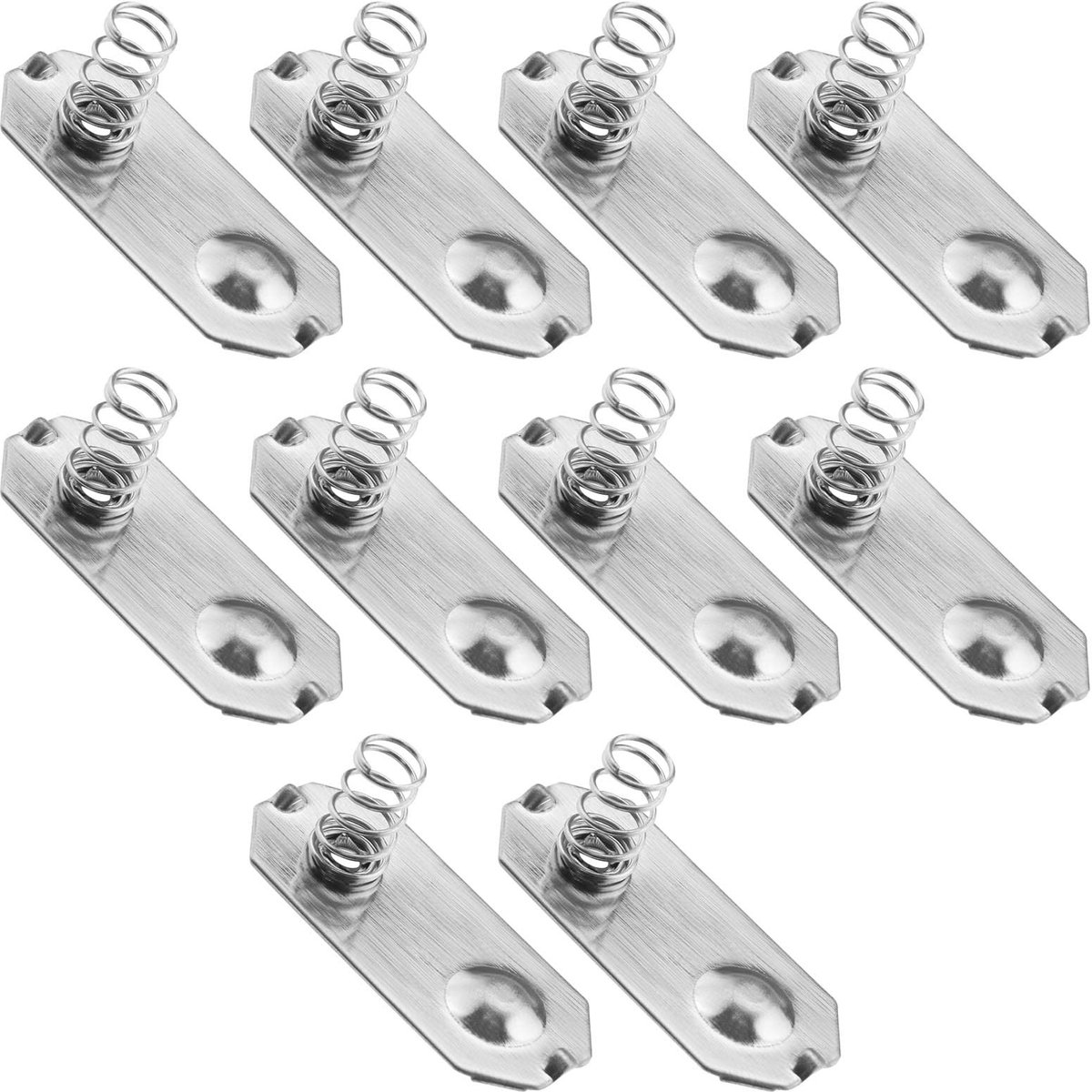 Dailygoods - Dailygoody - Batterij Contact Springs - Vervangingsset - Zilver - Geschikt voor Game Boy - 10 stuks - Herstel je console