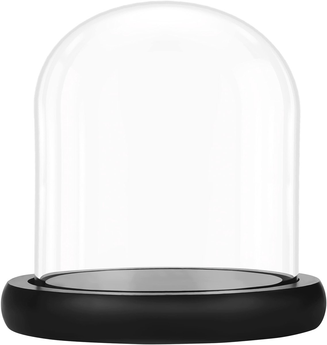 Dailygoody - Glazen Stolp Pot - Decoratieve Display Bak - Doorzichtig - Tafeltop voor Fee Lichten - Antieke Items - Geschikt voor Kinderen - 10 cm