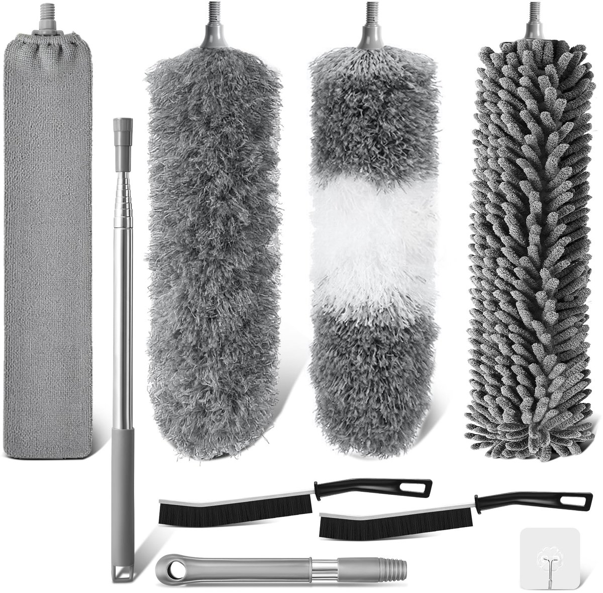 Dailygoods - Uittrekbare Microvezel Plumeau Set van 9 Stuks