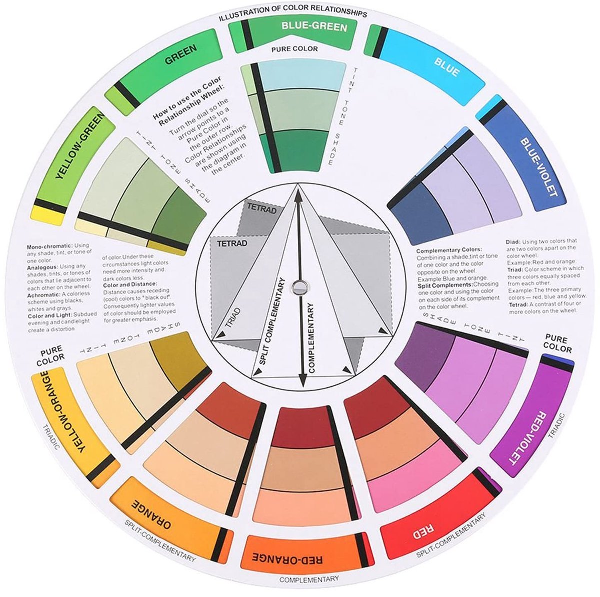 Dailygoods - Kleurenwiel voor Make-up en Kunstprojecten